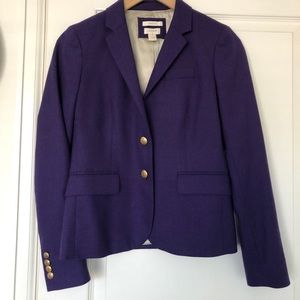 J Crew purple blazer